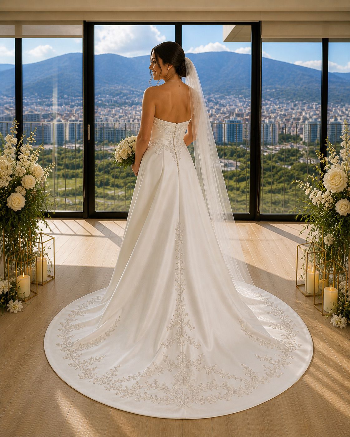 Vestido Bianca espalda