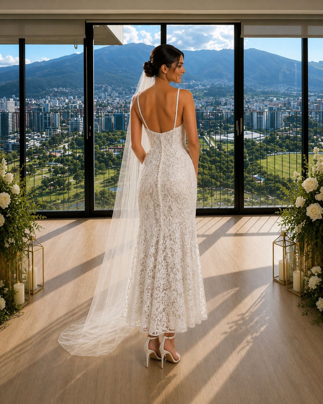 Vestido Valentina espalda