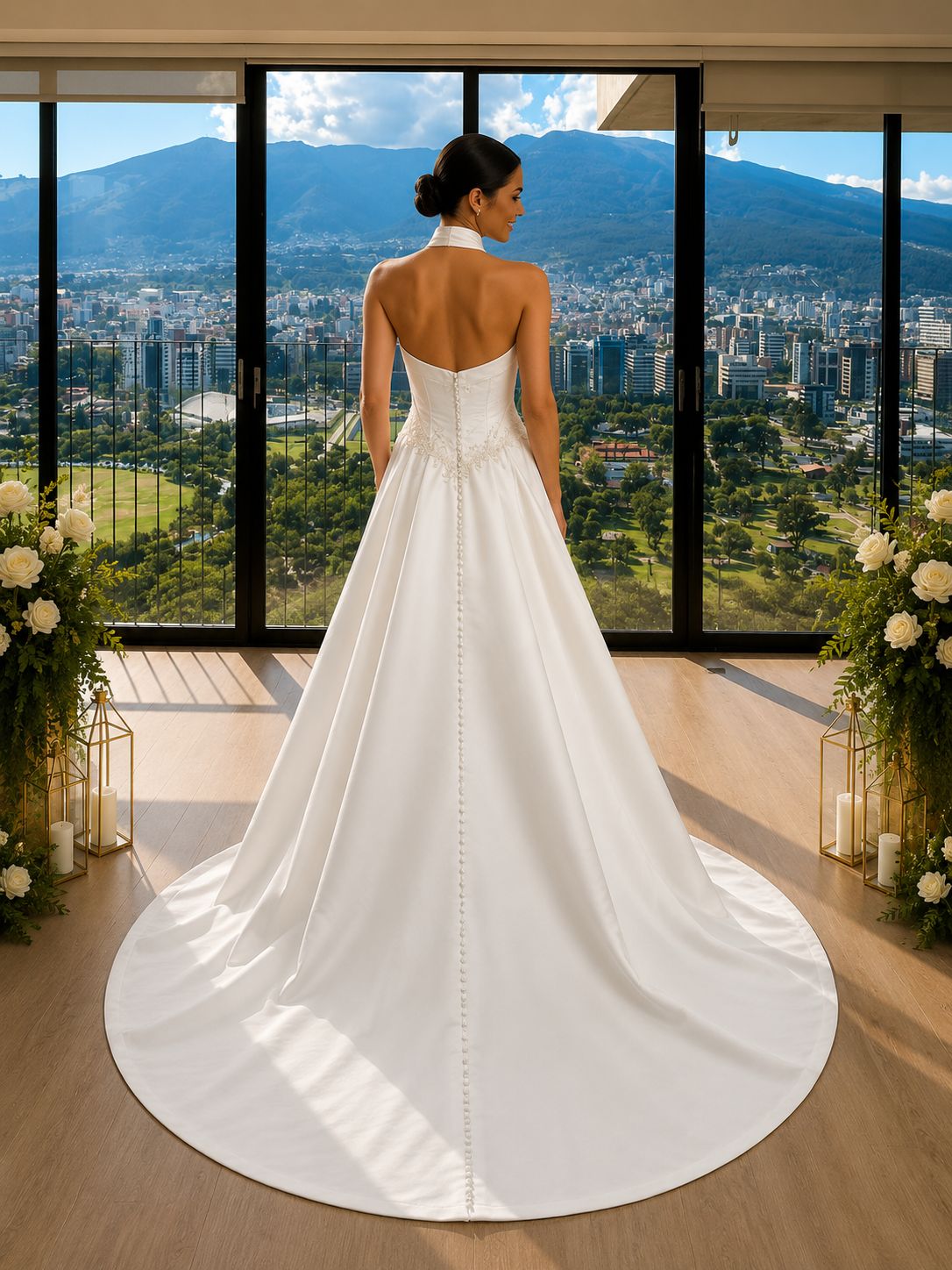 Vestido Sofía espalda